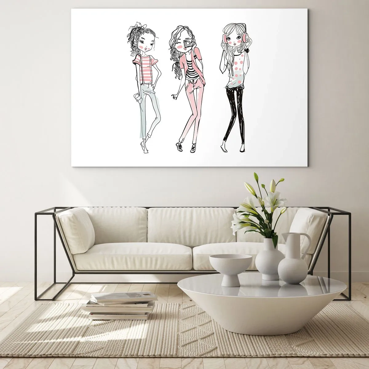 Quadro em vidro - Vai ser divertido - 100x70 cm