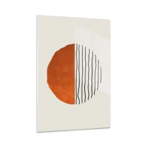 Quadro em vidro - No clima japonês - 50x70 cm
