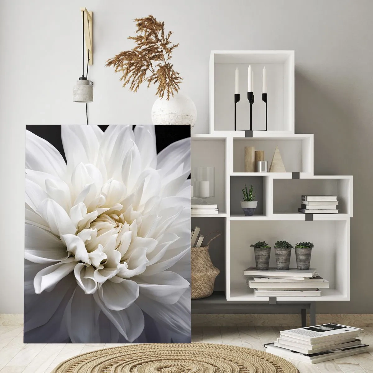 Quadro em vidro - Manhã da noiva - 80x120 cm