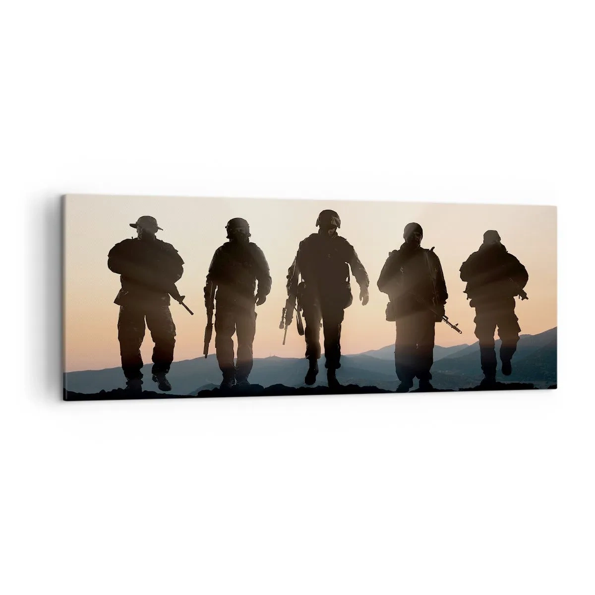 Quadro em tela - Bem-vindo ao nosso mundo - 140x50 cm