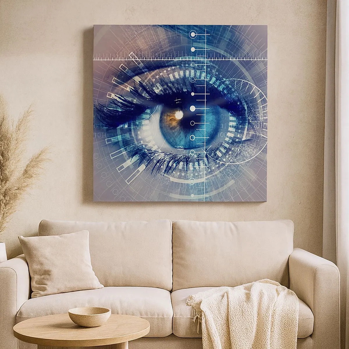 Quadro em tela - Achas que me conheces - 30x30 cm