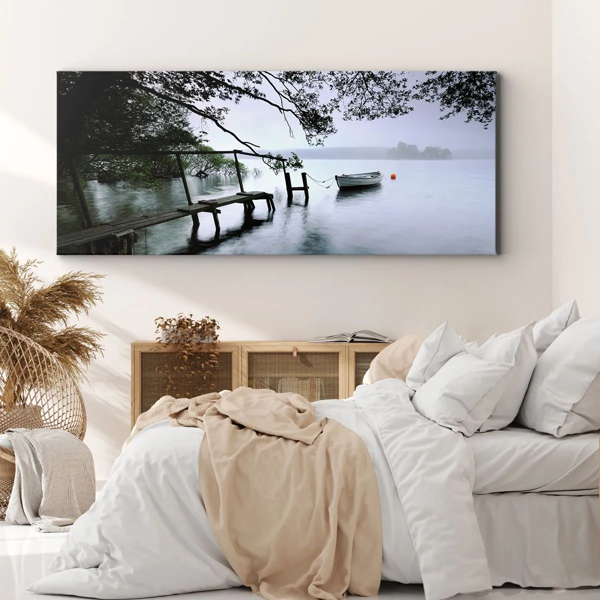 Quadro em tela - Descanso imediato - 160x50 cm
