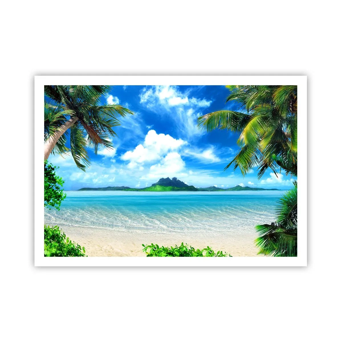 Pôster - O azul dos trópicos - 100x70 cm