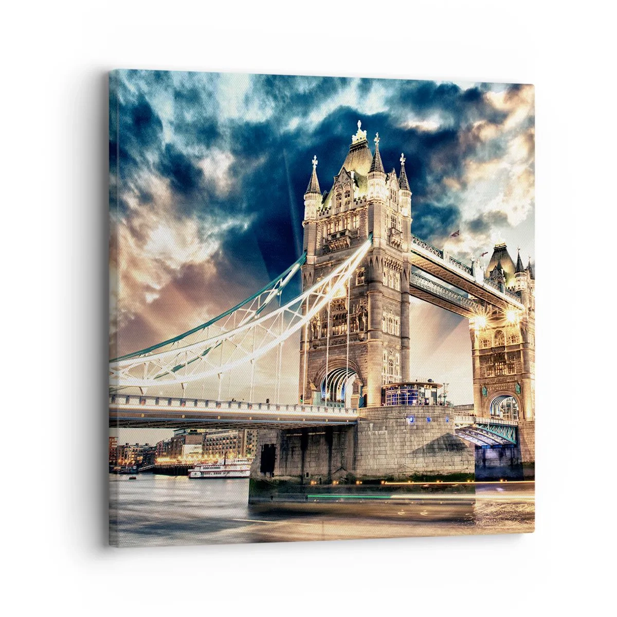 Quadro em tela - Monumento ao Império Vitoriano - 30x30 cm