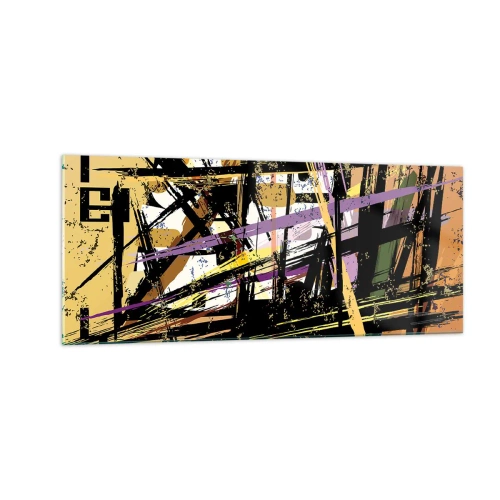 Quadro em vidro - Corte afiado - 100x40 cm
