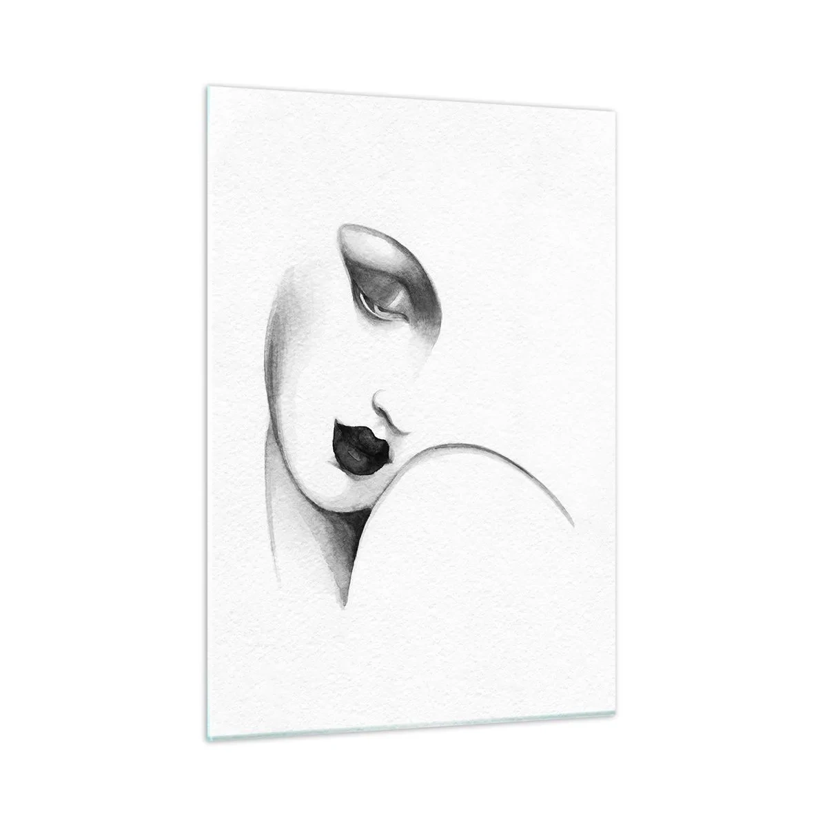 Quadro em vidro - No estilo de Łempicka - 50x70 cm
