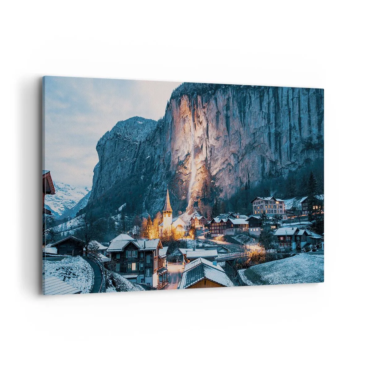 Quadro em tela - O espírito luminoso do inverno - 120x80 cm