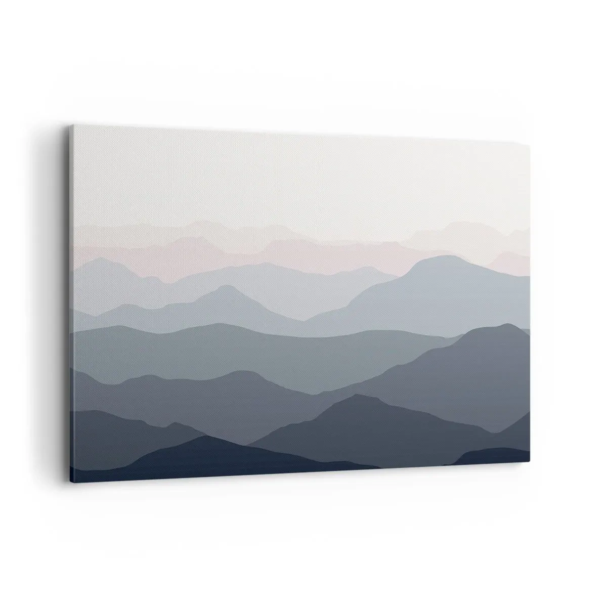 Quadro em tela - Ondas de montanha - 100x70 cm