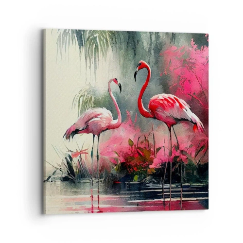Quadro em tela - Uma lição de graça natural - 70x70 cm
