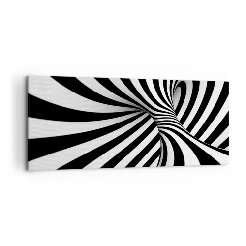 Quadro em tela - Composição: espaço dançante - 100x40 cm