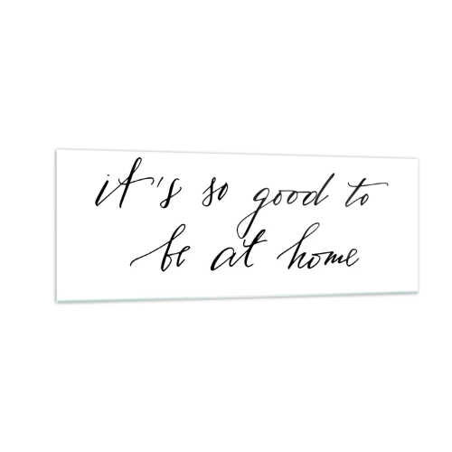 Quadro em vidro - Toda a verdade - 140x50 cm