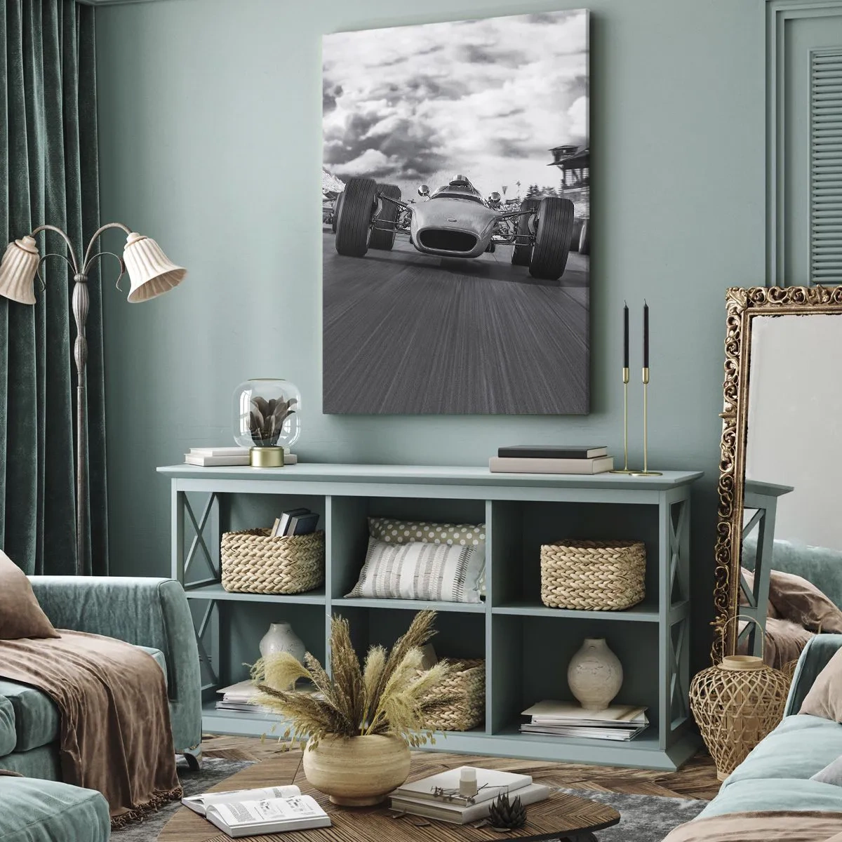 Quadro em tela - O ronco do motor - 70x100 cm