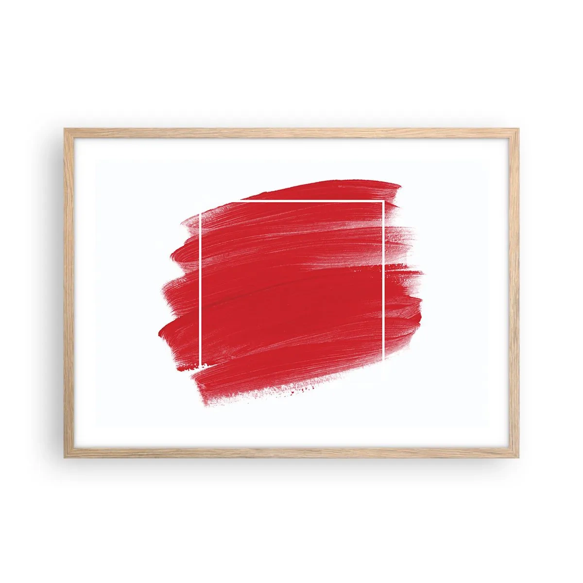 Pôster com moldura de carvalho claro - Fora do quadro - 70x50 cm