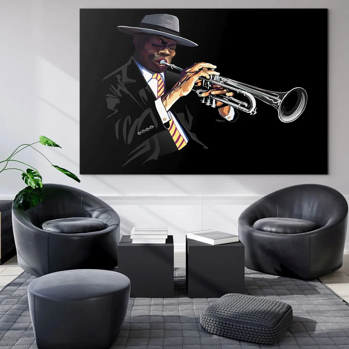 Quadro em vidro - Charme da velha escola - 120x80 cm