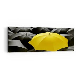 Quadro em tela - Adeus à tristeza - 90x30 cm