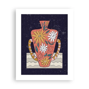 Pôster - Jarro pintado - 40x50 cm