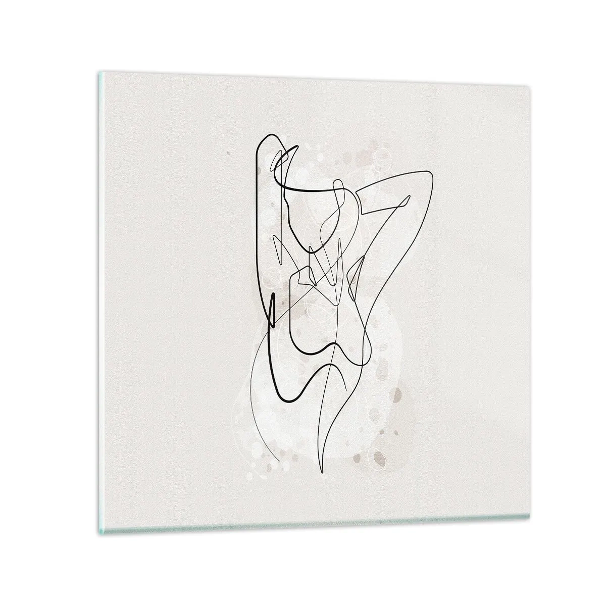 Quadro em vidro - A arte da sedução - 60x60 cm