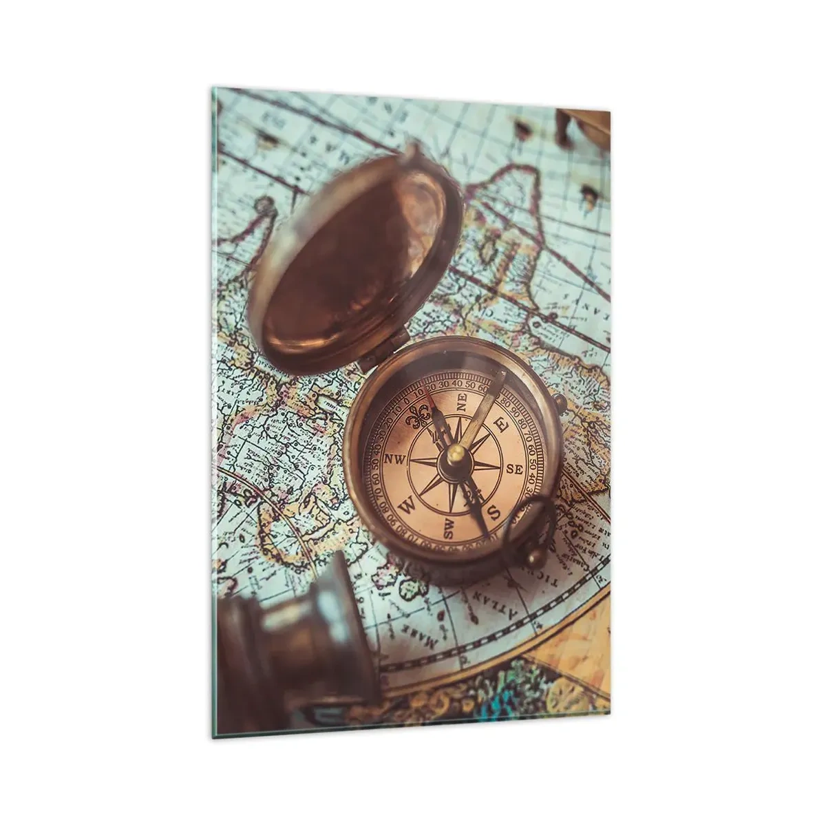 Quadro em vidro - Para o aventureiro - 80x120 cm