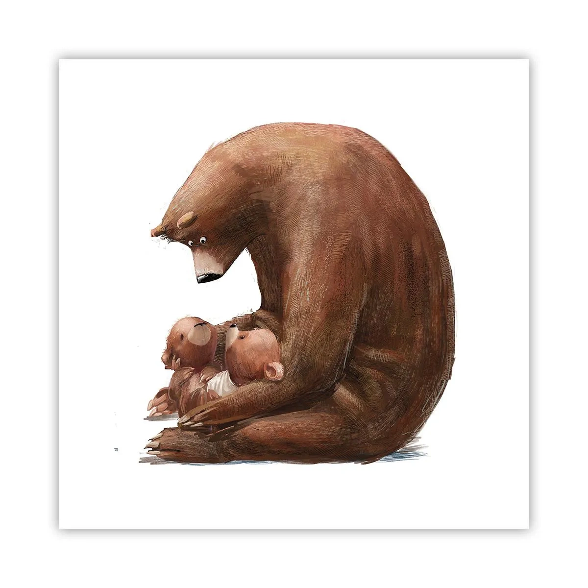 Pôster - Doces sonhos, crianças - 60x60 cm