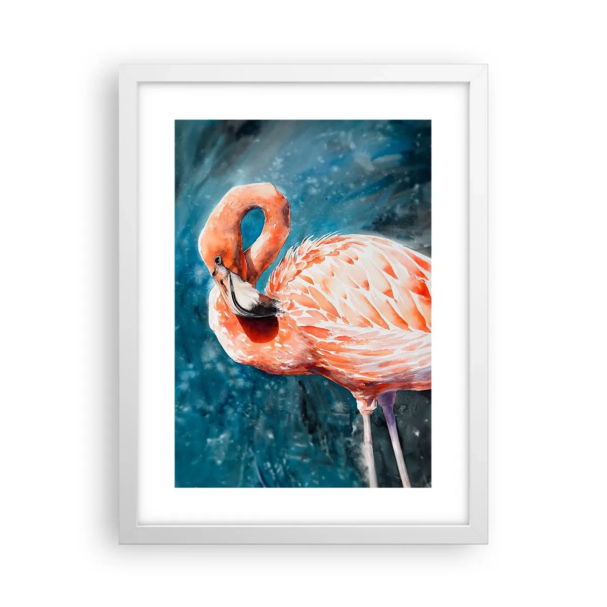 Pôster em moldura branca - Decorativo por natureza - 30x40 cm