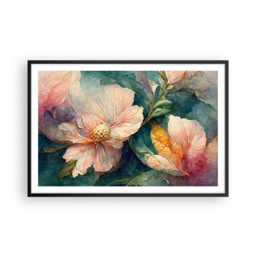 Pôster com moldura preta - Apenas sutileza - 91x61 cm