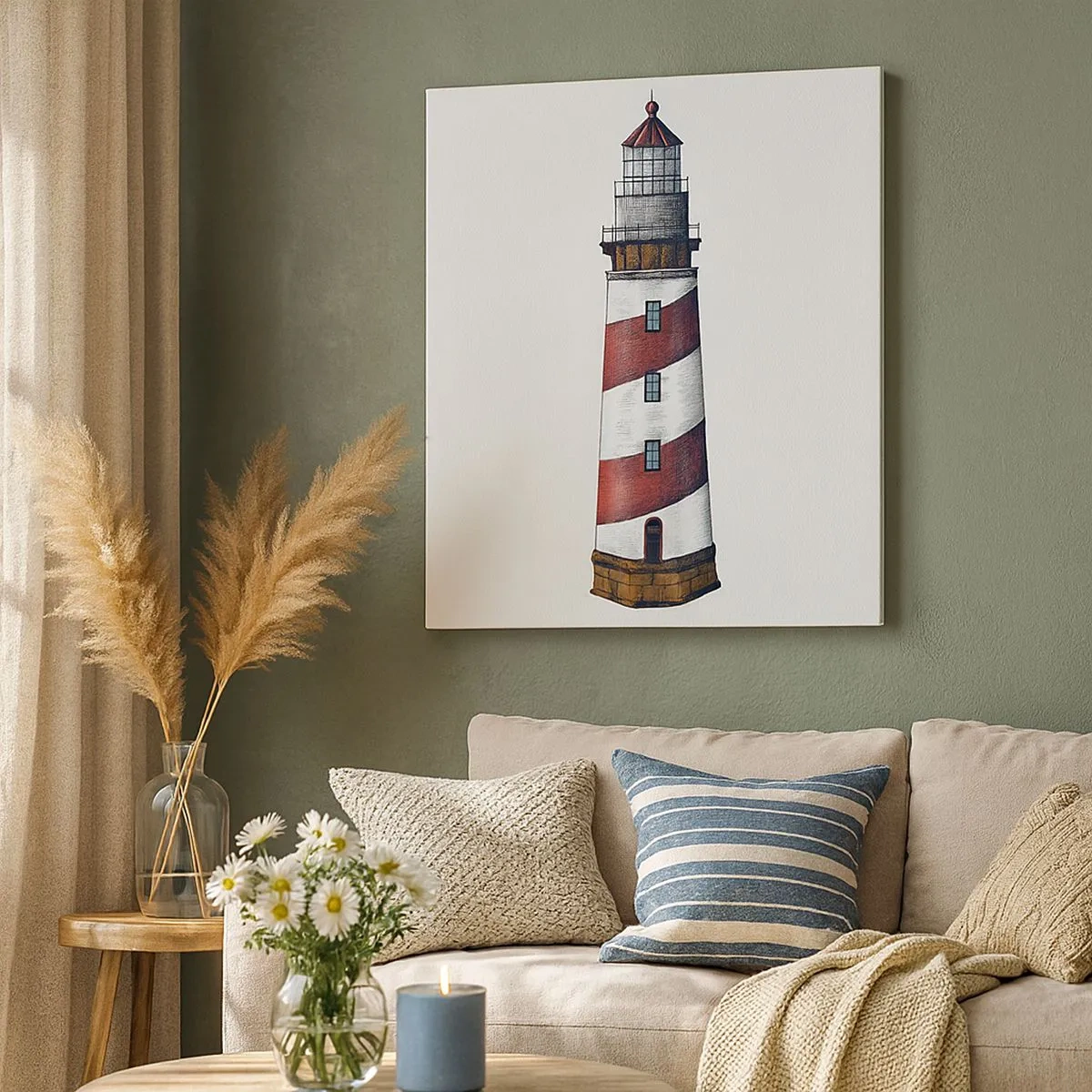 Quadro em tela - Sempre em guarda - 30x30 cm