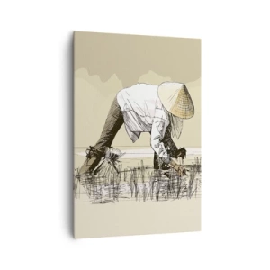 Quadro em tela - Boa colheita  - 70x100 cm