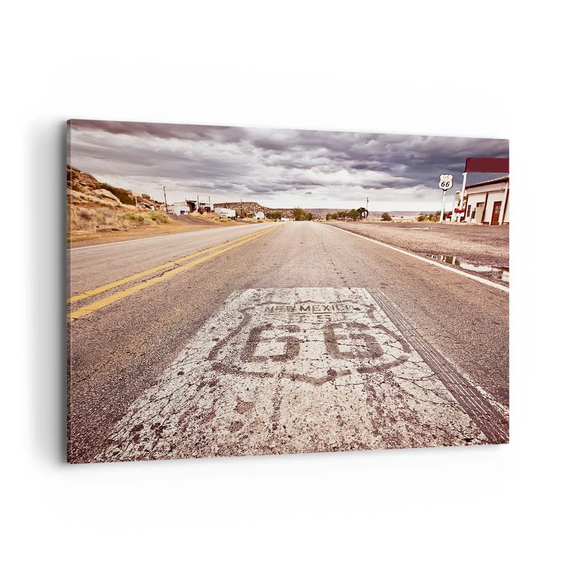 Quadro em tela - Mother Road - uma lenda americana - 100x70 cm