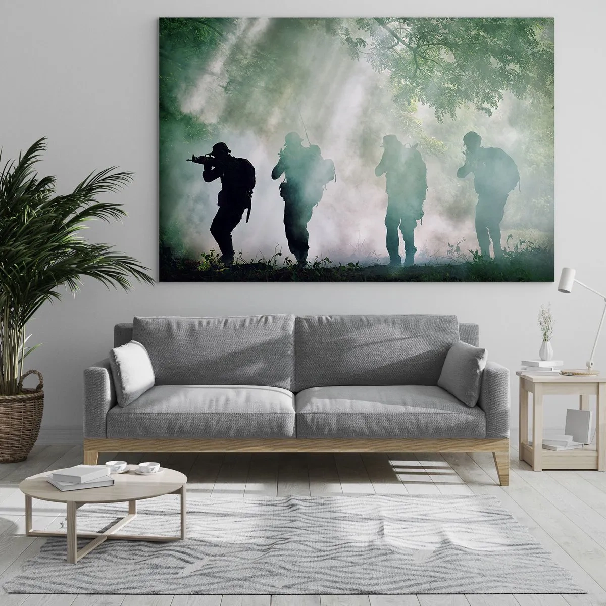 Quadro em vidro - Um por todos... - 120x80 cm