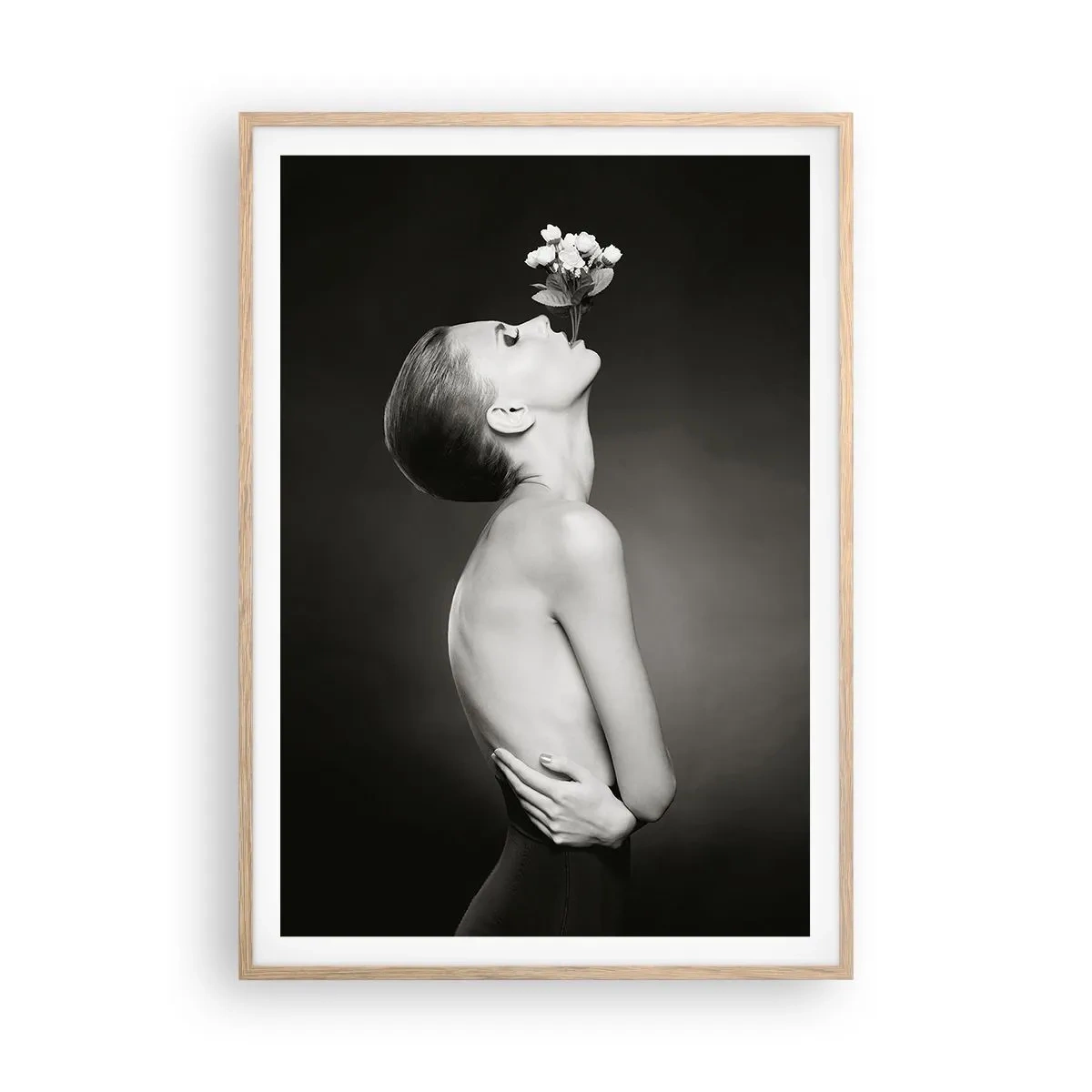 Pôster com moldura de carvalho claro - Elegância excêntrica - 70x100 cm