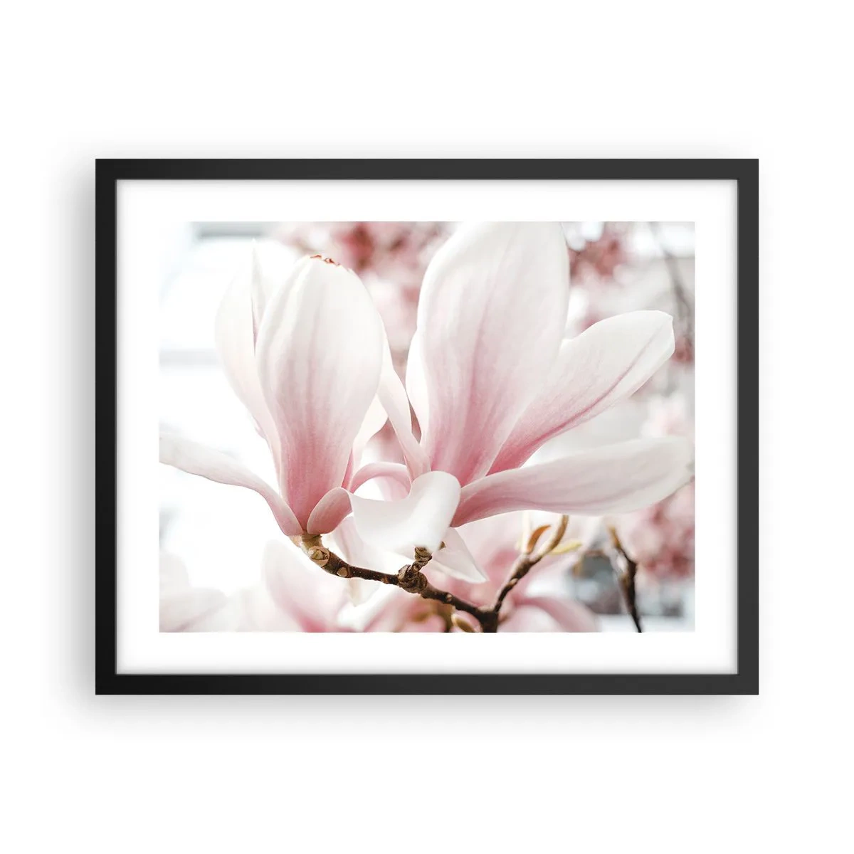 Pôster com moldura preta - Sensibilidade infinita - 50x40 cm