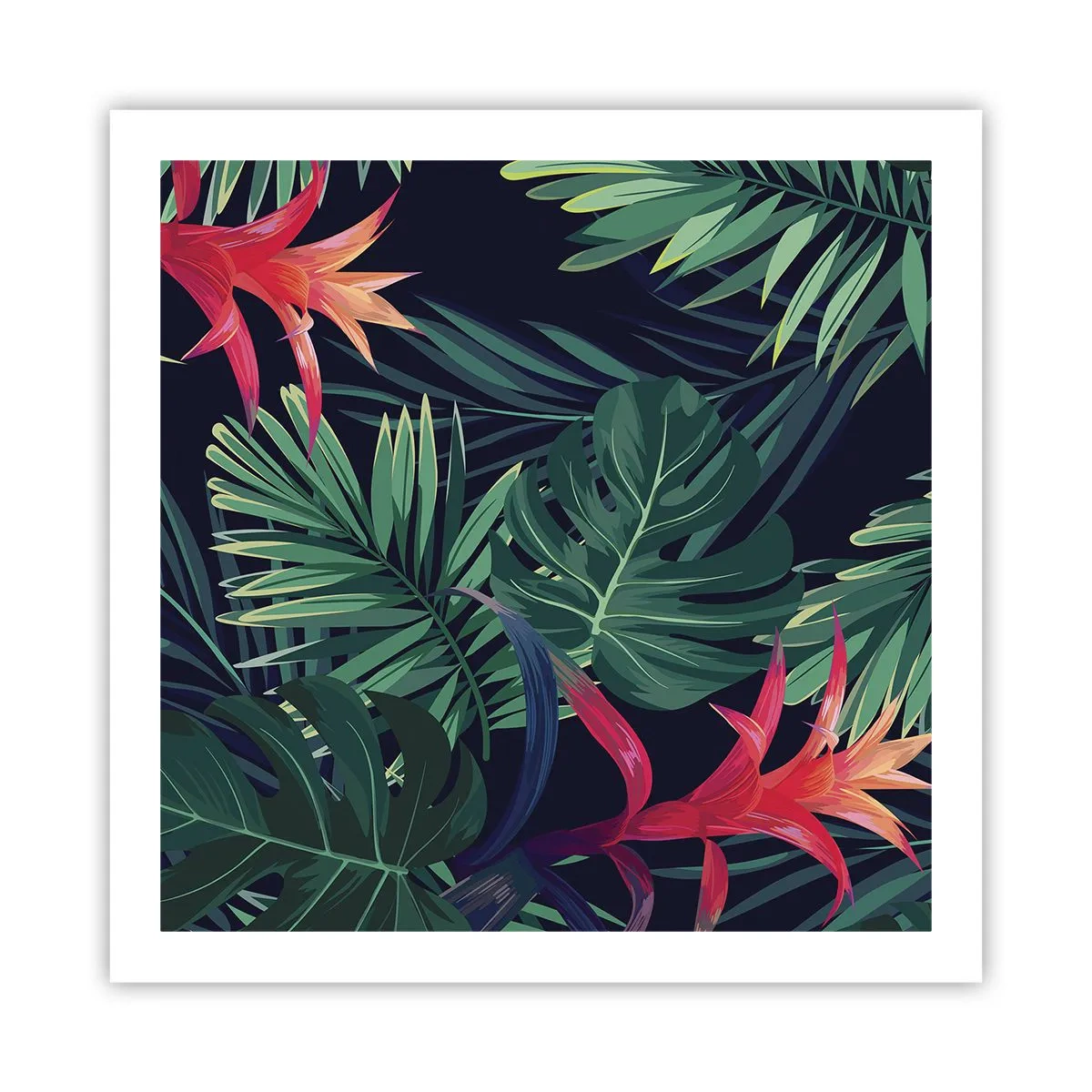 Pôster - Queimar em verde - 60x60 cm