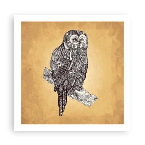 Pôster - Ornamentos intrincados de sabedoria - 60x60 cm