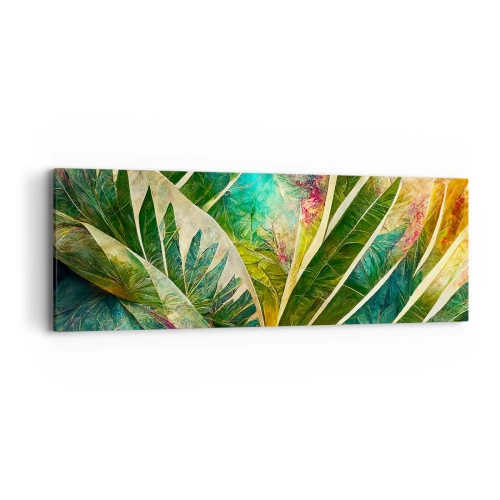 Quadro em tela - As cores dos trópicos - 90x30 cm