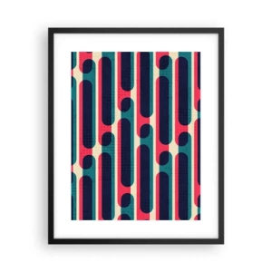 Pôster com moldura preta - Avançado e profundo - 40x50 cm