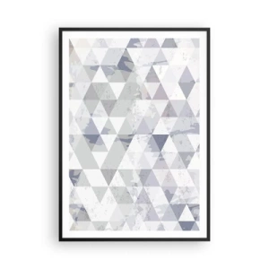 Pôster com moldura preta - Em ritmo para três - 70x100 cm