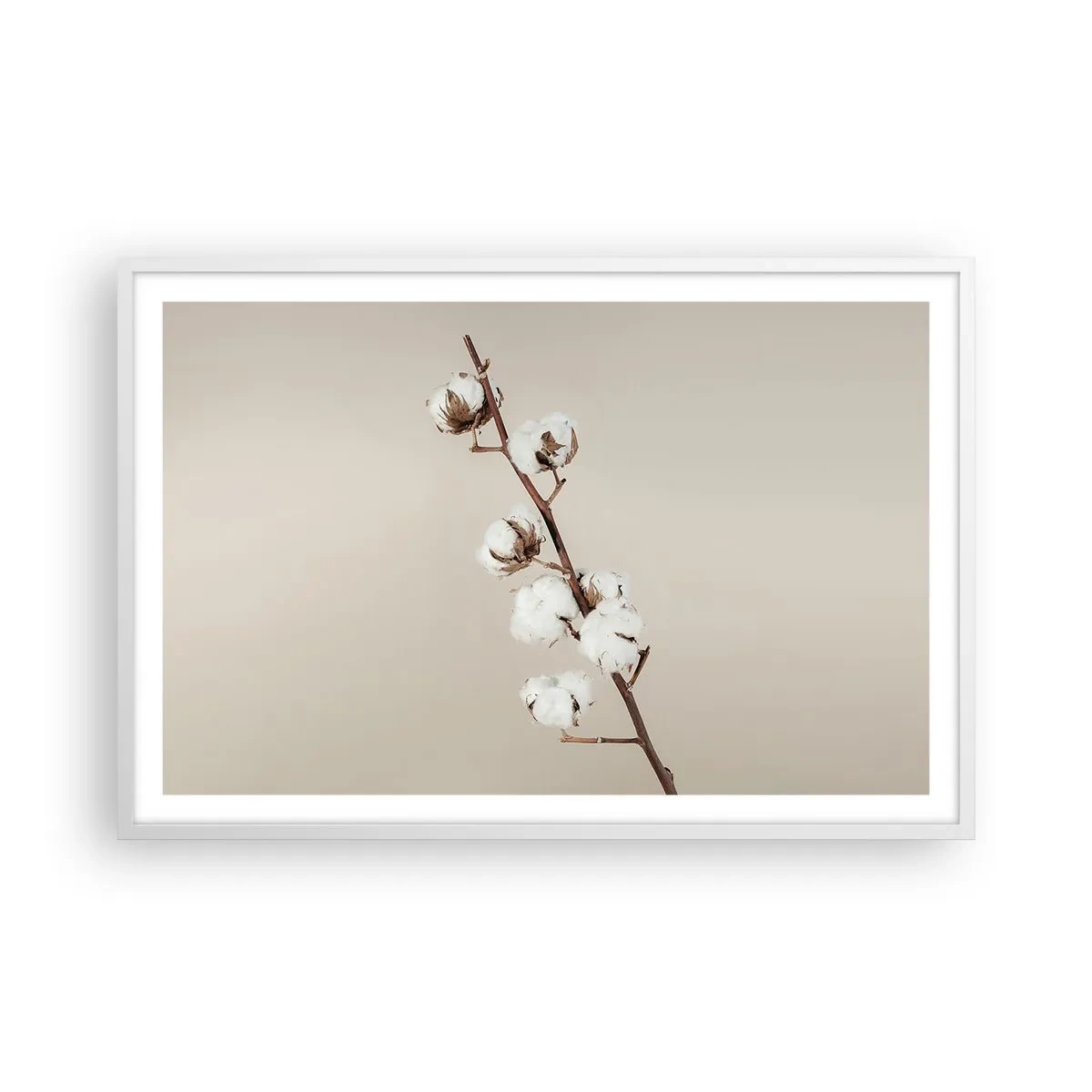 Pôster em moldura branca - Na fonte da suavidade - 91x61 cm