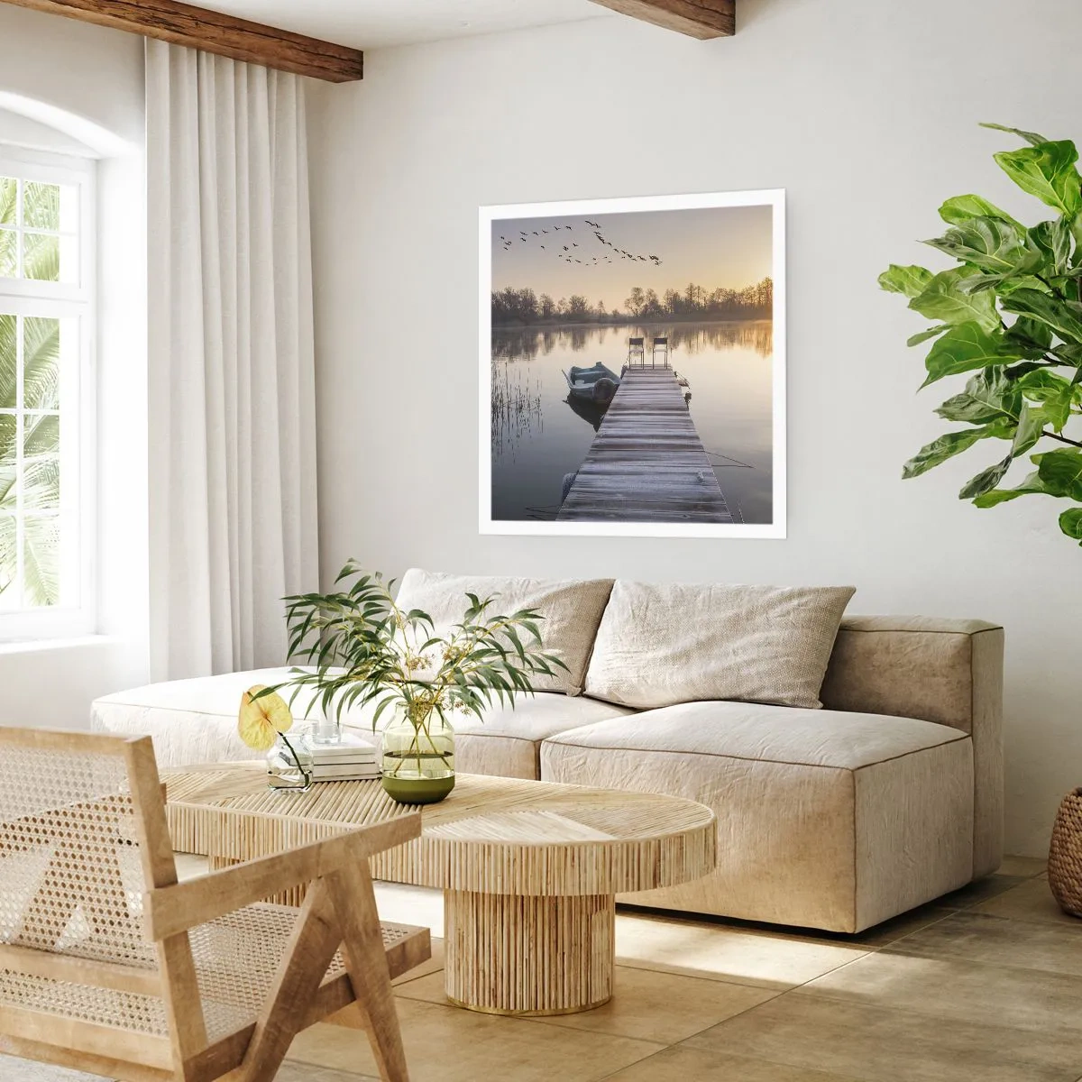 Pôster - Voltarei dentro de algum tempo - 30x30 cm