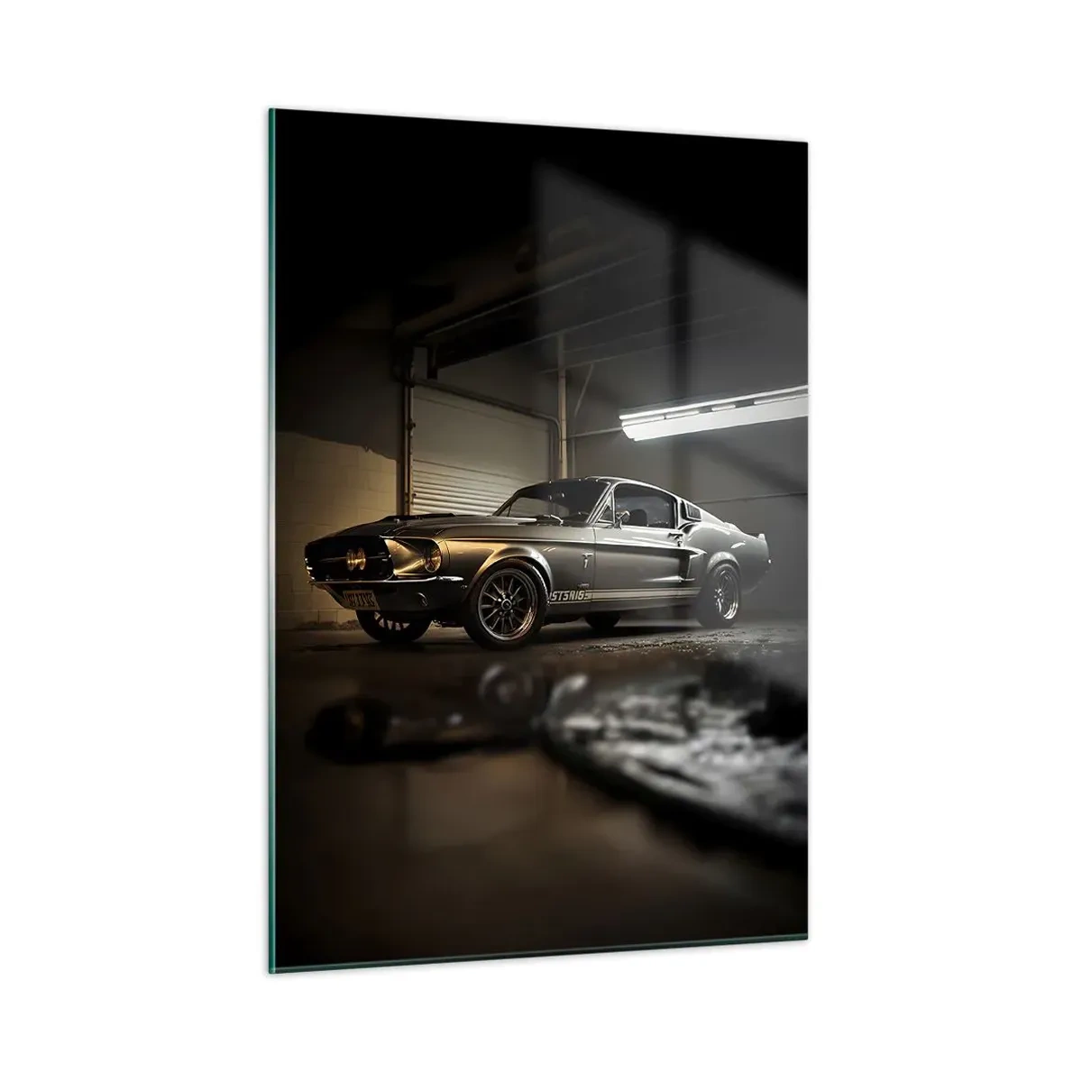 Quadro em vidro - De volta ao passado - 50x70 cm