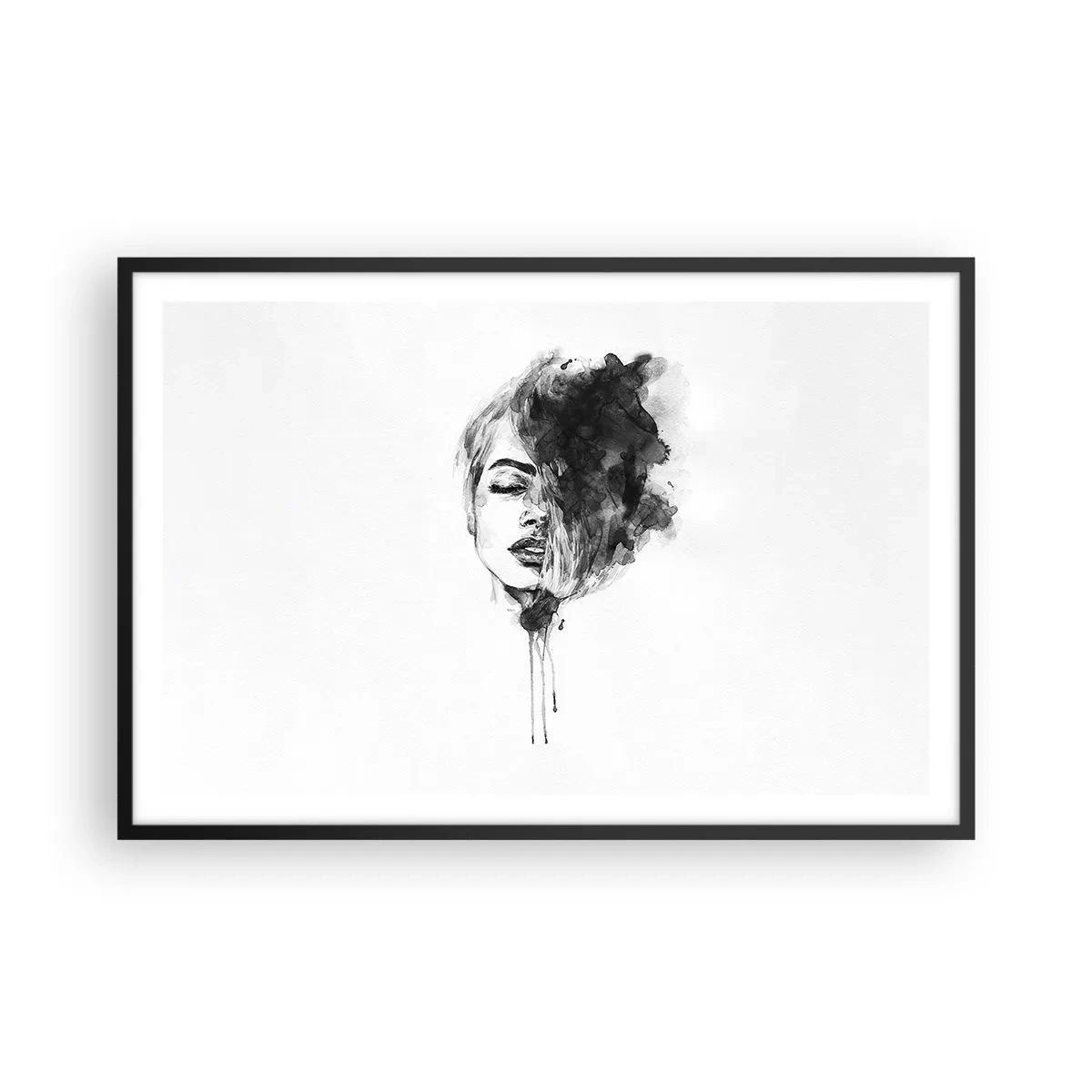 Pôster com moldura preta - O que sonha uma rapariga - 91x61 cm