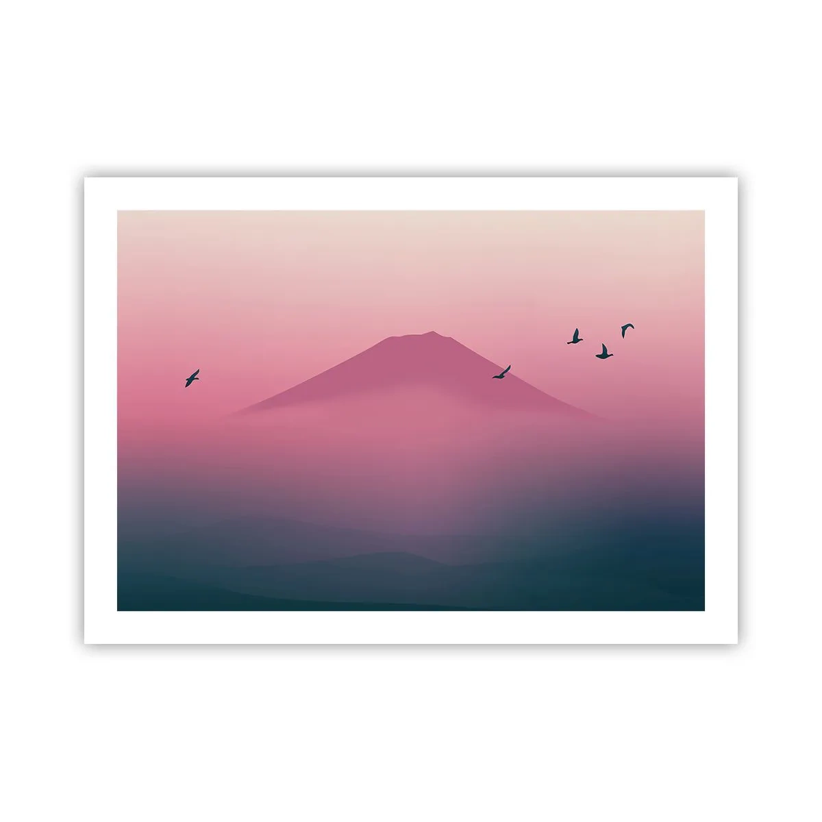 Pôster - Andarilhos sob as nuvens - 70x50 cm