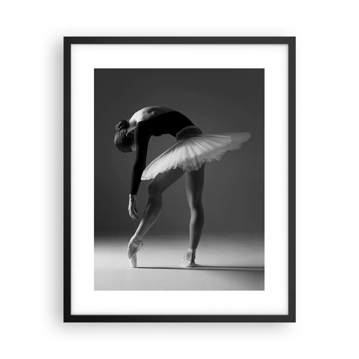 Pôster com moldura preta - Bella balerina - 40x50 cm