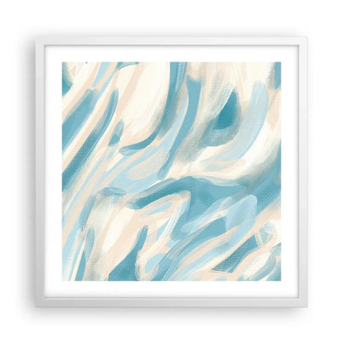Pôster em moldura branca - Brisas de primavera - 50x50 cm