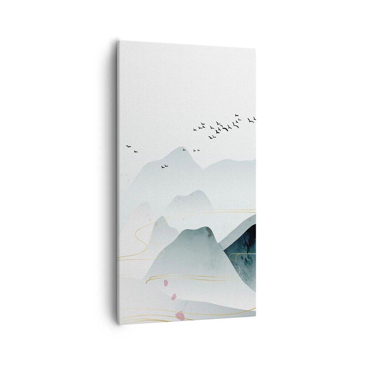 Quadro em tela - Acima dos picos - 55x100 cm