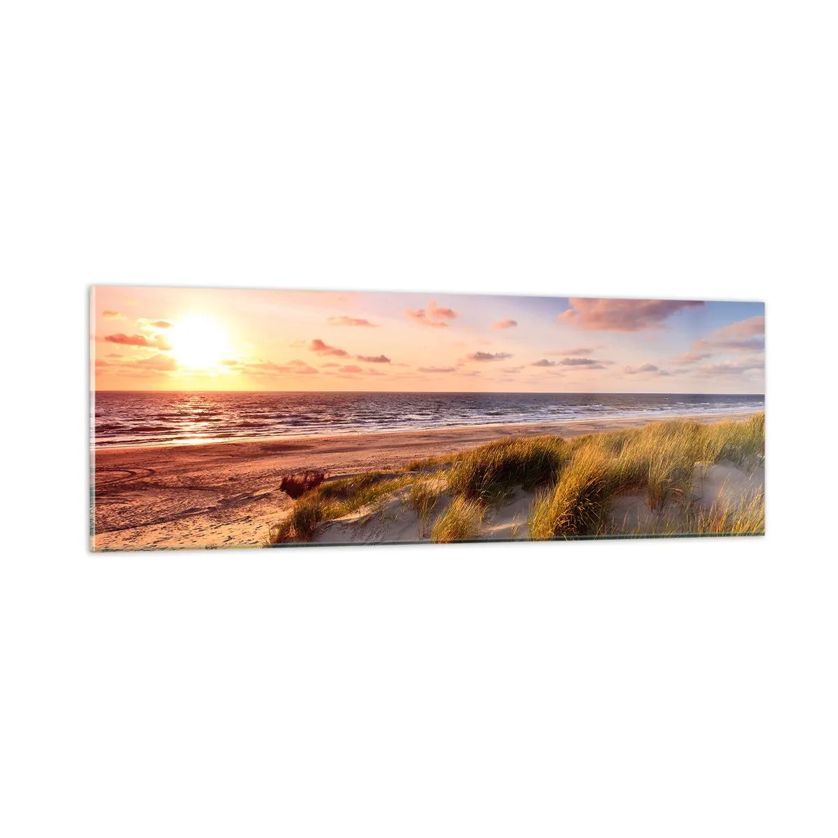 Quadro em vidro - Ar com cheiro de verão - 90x30 cm