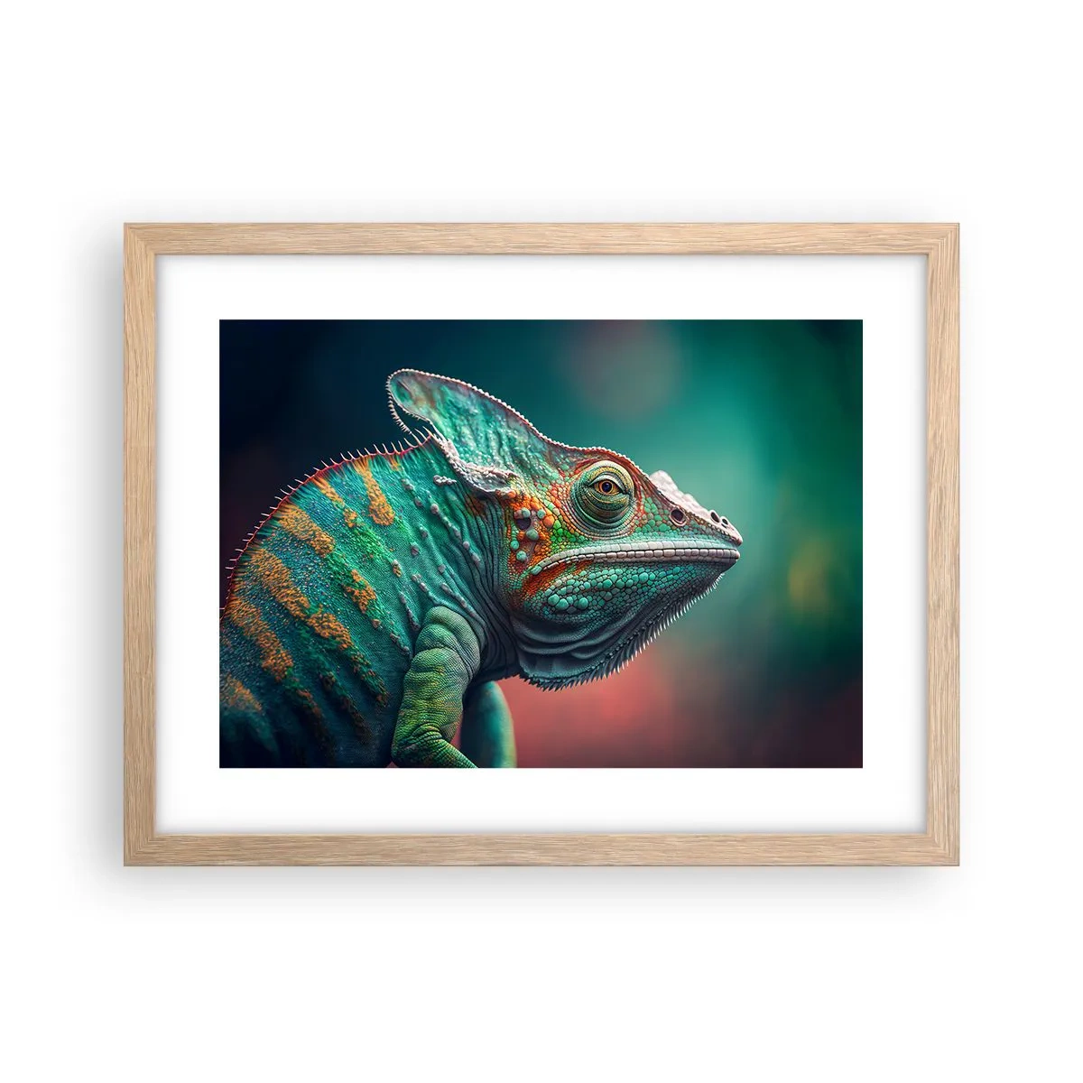 Pôster com moldura de carvalho claro - Estás a ver-me? Isso não é bom… - 40x30 cm
