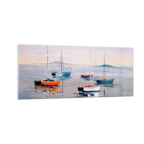 Quadro em vidro - Um merecido descanso - 100x40 cm