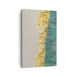 Quadro em tela - A fronteira dourada - 80x120 cm