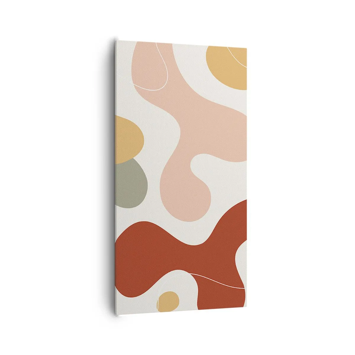 Quadro em tela - Ziguezagues ornamentais - 65x120 cm