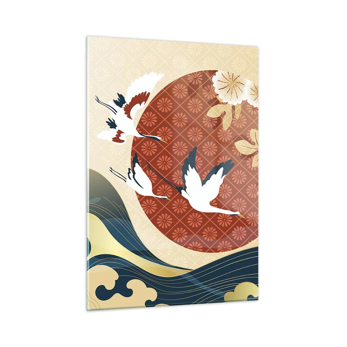 Quadro em vidro - Conto de fadas japonês - 50x70 cm